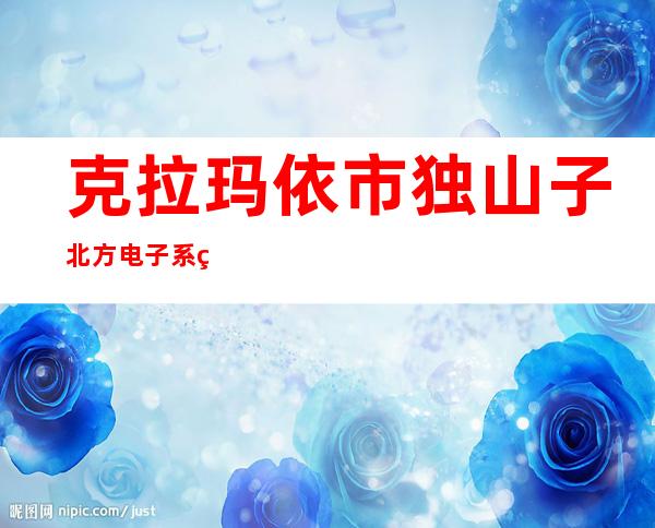 克拉玛依市独山子北方电子系统工程有限公司