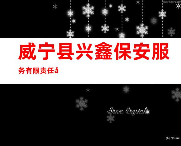 威宁县兴鑫保安服务有限责任公司