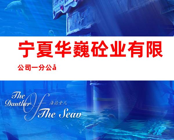 宁夏华巍砼业有限公司一分公司