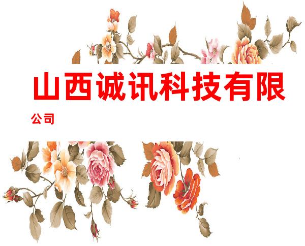 山西诚讯科技有限公司