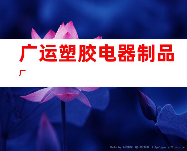 广运塑胶电器制品厂